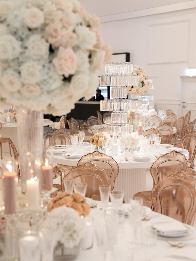 The wedding was held at JDF Receptions, which is run by Alexia’s parents. Picture: Emilio B Photography.