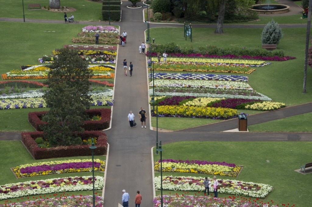 Queens Park Botanic Gardens in bloom for Carnival of Flowers 2016. Picture: Bev Lacey