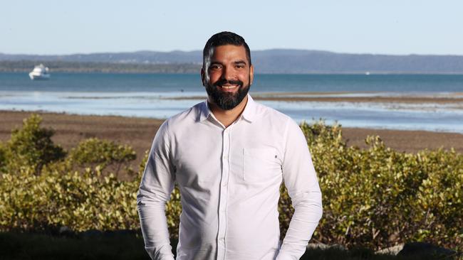 Yes23 campaign director Dean Parkin last year said the voice would give Indigenous Australians a “seat at the table” to influence change on issues including January 26th. Picture: Liam Kidston