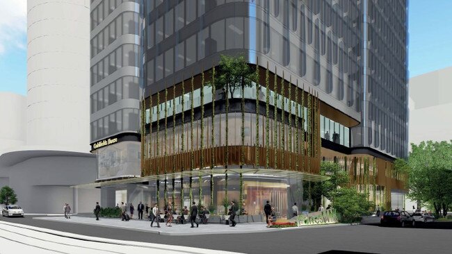 The 627 Chapel St tower will be accessible from three streets and boast food and retail on the ground level. Picture: Supplied.