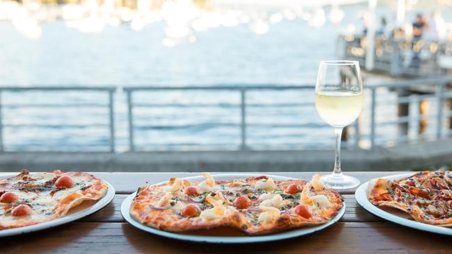 Pizzas at Manly Wharf Hotel are always popular.