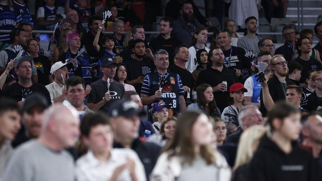 United fans are voting with their feet in NBL24. Picture: Getty Images