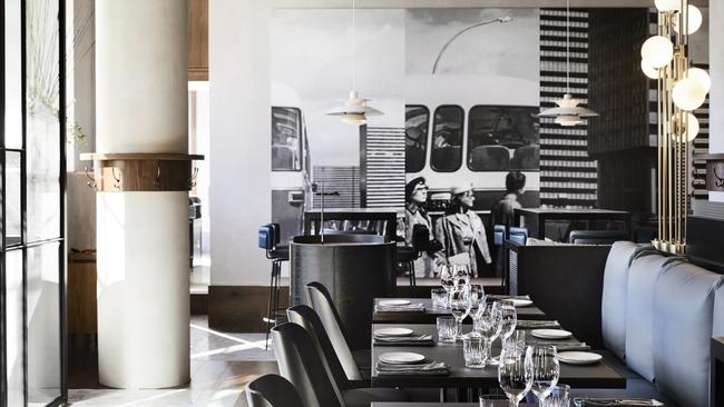 Frederic’s sleek dining room. Picture: Sharyn Cairns