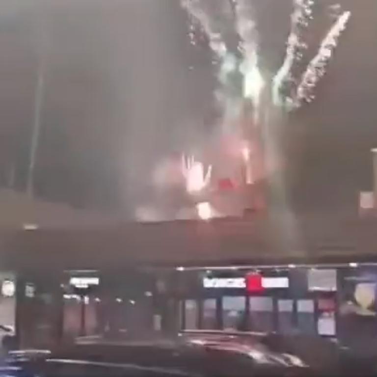 Australian Muslims gathered in Lakemba on Sunday night to celebrate the events in Israel. Picture: Facebook