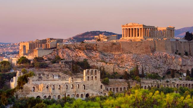 The Parthenon in Athens sits on top of a 156m-tall hill, which means it can be seen from miles around.