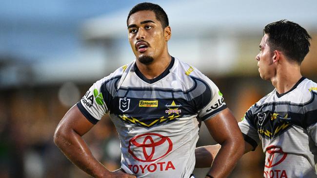 QRL; Pre-season trial – Townsville Blackhawks Vs Northern Pride at Jack Manski Oval. Connelly Lemuelu. Picture: Alix Sweeney