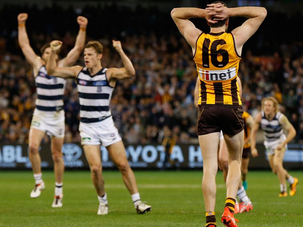 The 2016 semi-final between the Cats and Hawks was a standout game in Margetts’ long career.