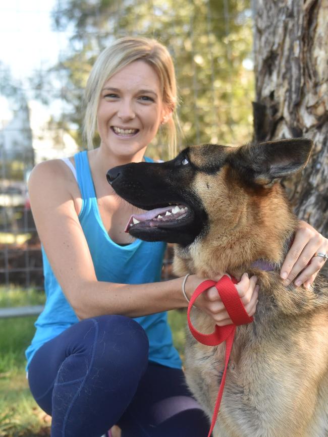 Councillor Brooke Savige (Div 1) and Ellie’s fresh call for a dog-friendly beach on the Pumicestone Passage side of Bribie Island.