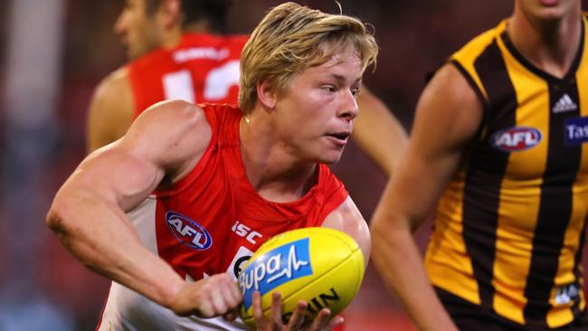 Can Isaac Heeney become one of the premier midfielders in the game? Picture: Michael Klein