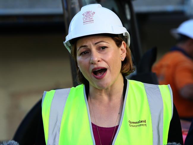 Deputy Premier and Treasurer Jackie Trad: “This budget is all about backing Queensland jobs.” Picture: AAP Image/Richard Waugh