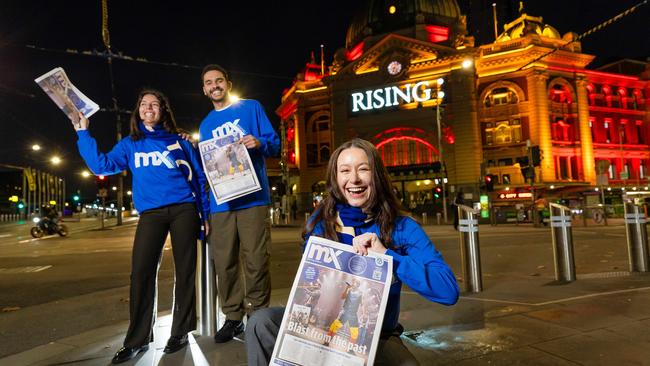 mX Rising will be handed out in and around CBD train stations. Picture: Jason Edwards