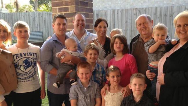 Rebecca Green and her family and friends. Picture: Contributed