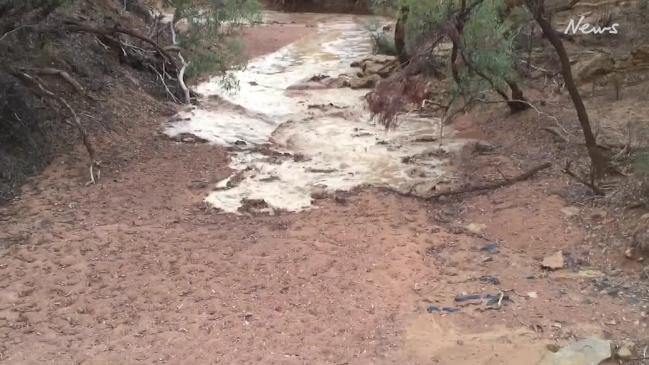 River flows again in Australian outback