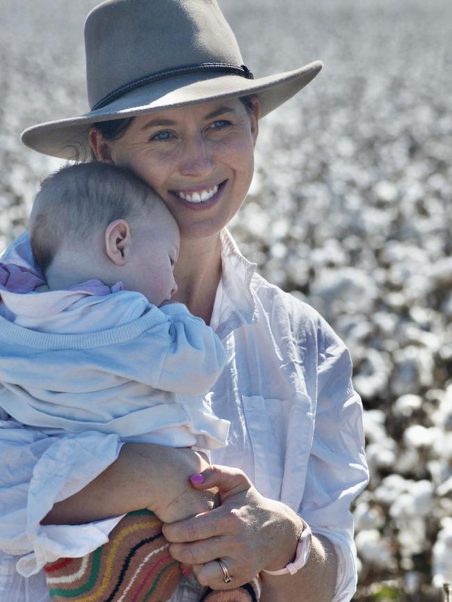 Rural Nannies founder Sarah Murray with baby Archie. PICTURE: Supplied.