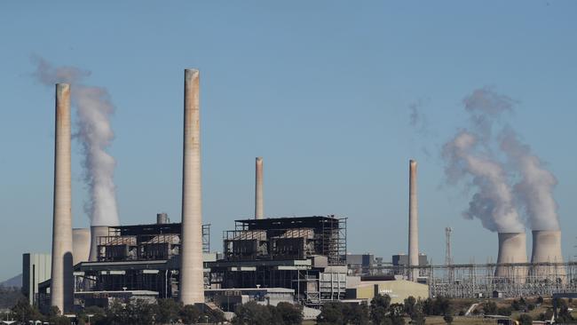 The key issues in the Upper Hunter By-Election are coal and jobs. Pictured is the Liddell coal fired power station that is due to be closed next year. Steam from the nearby Bayswater Power Station can be seen coming from the cooling towers in the background. Picture: David Swift