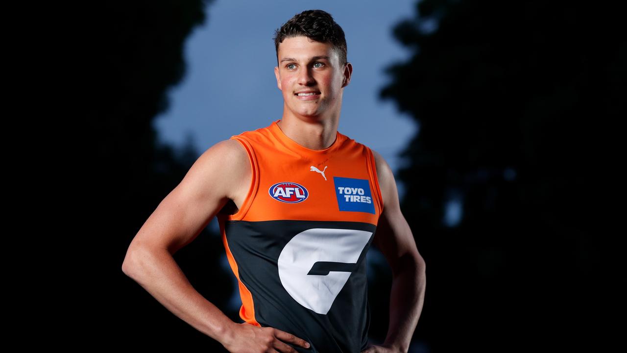 Finn Callaghan was taken by the Giants at pick 3. Picture: Michael Willson/AFL Photos