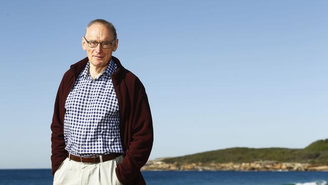 Bob Carr pictured at Maroubra Beach by John Appleyard