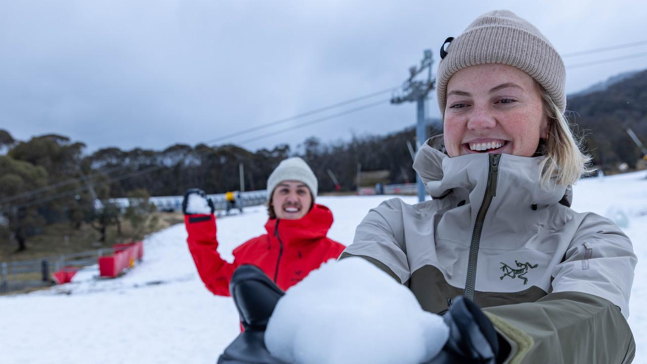 Fresh powder at Thredbo this week. Picture: Justine Fisher