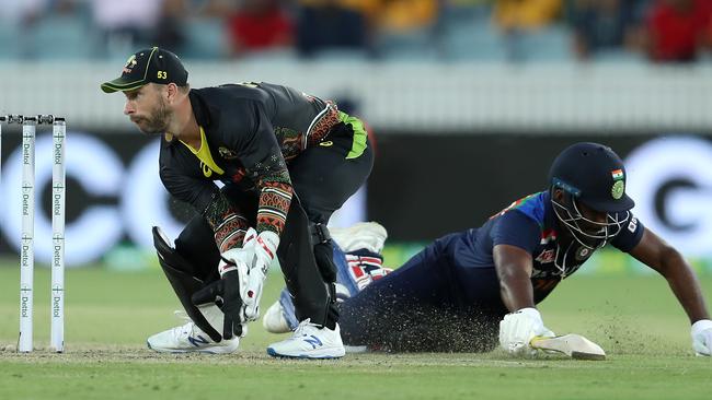 Matthew Wade will captain Australia against India. Picture: Getty Images