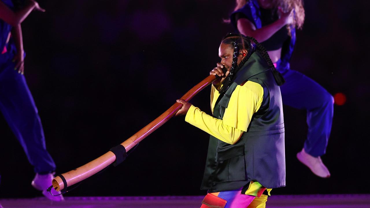 Baker Boy performs. Picture: Michael Klein