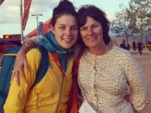 Melissa Hoskins with her mother Amanda. Picture: Supplied