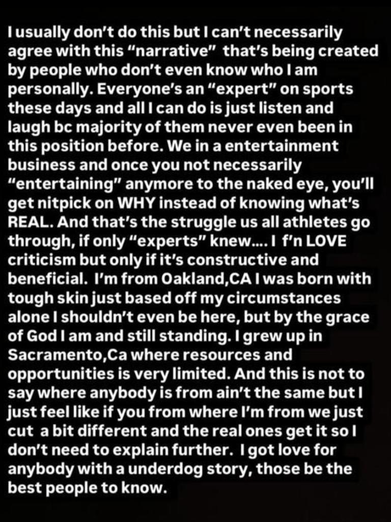 Sydney Kings import big man Cam Oliver recently took to social media to vent his frustrations about an unfair perception of him from "experts".