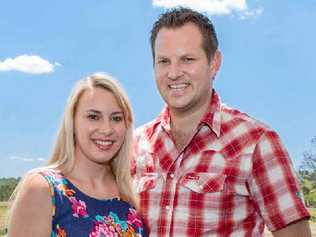 MOVING IN: First home buyers Dean and Kimberley Morgan have bought land at Providence. Picture: Contributed