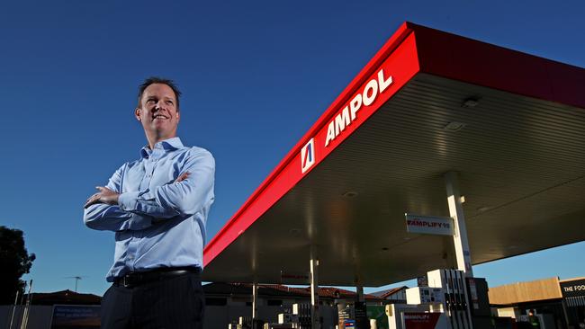 Ampol, led by Matthew Halliday,has launched plans to diversify into electricity and gas retailing. Picture: Toby Zerna