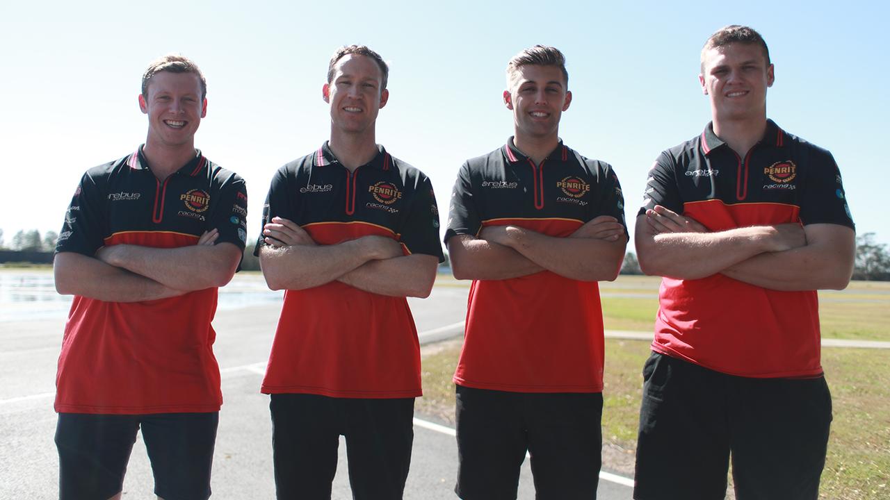 (L-R) Brown, Reynolds, De Pasquale and Kostecki: The 2020 Penrite Racing squad.
