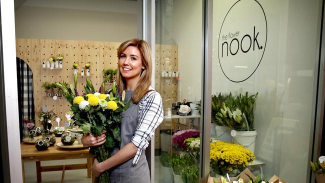 The Flower Nook owner Sophie Kresevic. Picture: Mike Burton