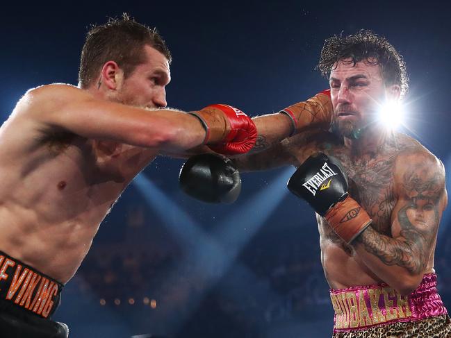 Brubaker was last in action against Stevie Spark in an eight round war in 2021. Picture: Mark Metcalfe/Getty Images