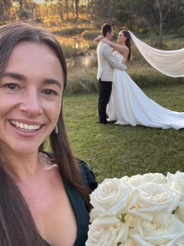 The pair wed at the iconic Wandin Valley Estate. Picture: Facebook/The Hunter Valley Celebrant