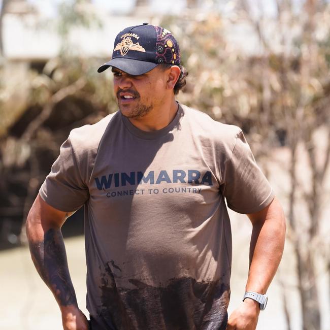 South Sydney Rabbitohs fullback Latrell Mitchell at home on his farm near Taree on the NSW mid-north coast. Picture: Instagram