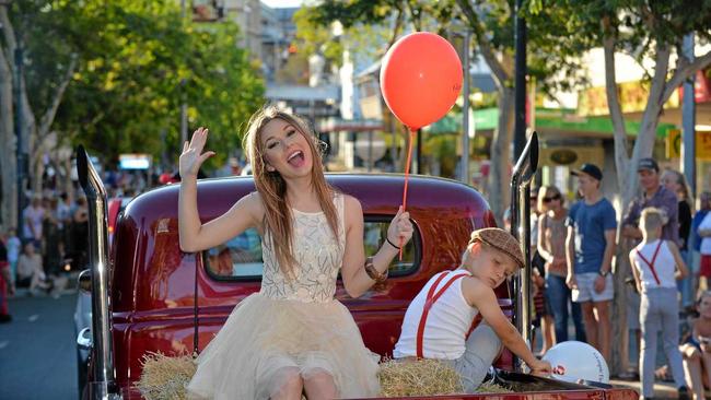 Gympie Gold Rush Parade. Picture: Patrick Woods