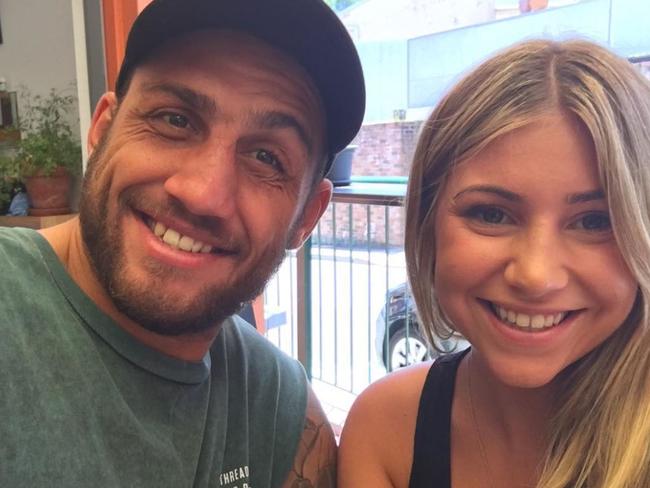 Blake Ferguson and his partner, Bianca.