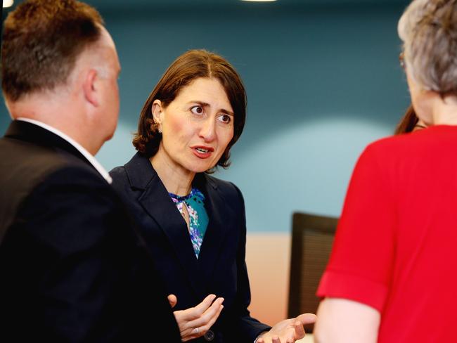 Premier Gladys Berejiklian has weighed into the rallying calls behind the ice rink. Picture: Sue Graham