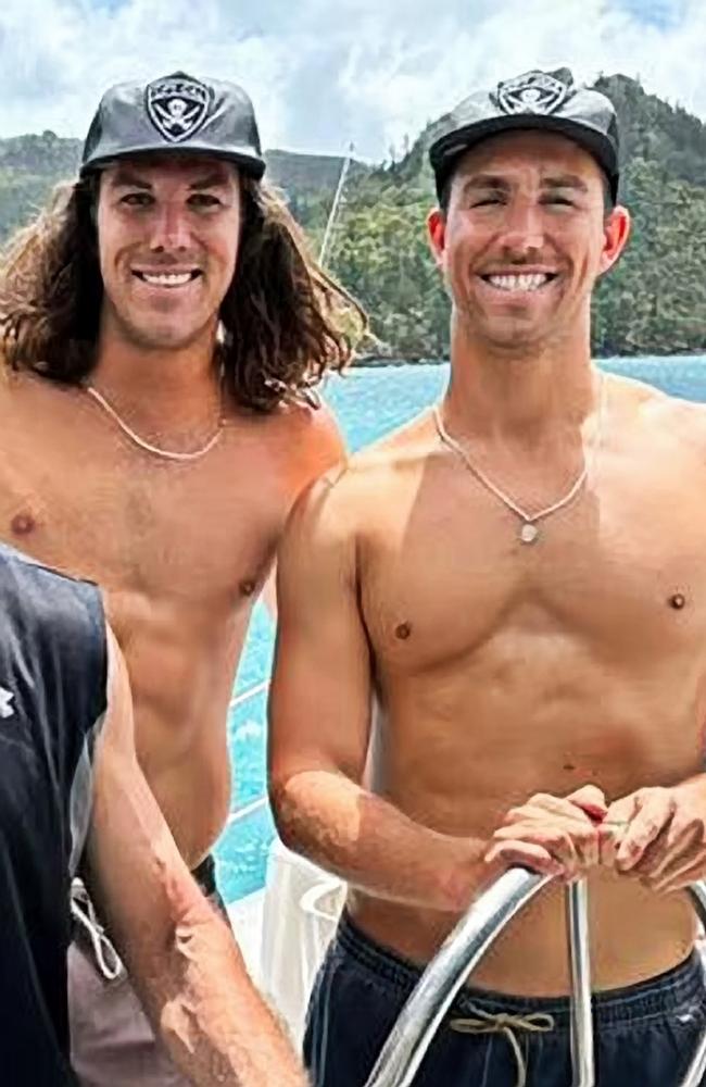 Missing Aussie brothers Callum and Jake Robinson. Picture: Instagram