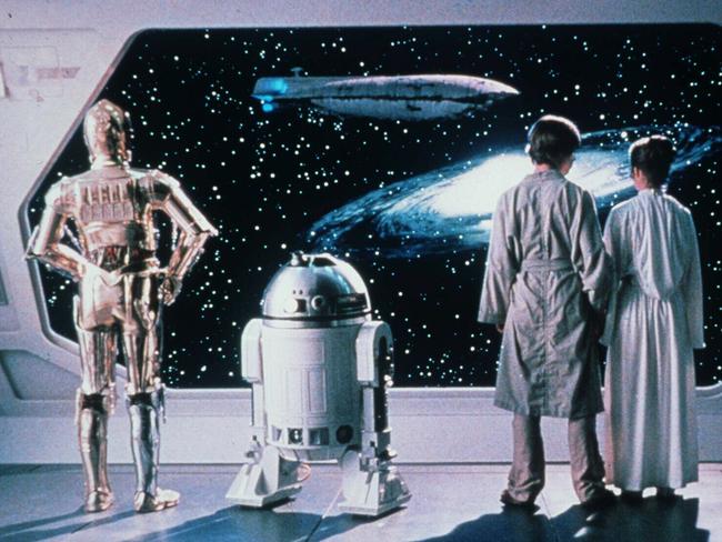 Star Wars’ R2D2, centre.