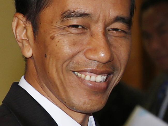 Indonesian President Joko Widodo, left, greets his Vietnamese counterpart Truong Tan Sang during their bilateral meeting held on the sidelines of the Asian African Summit in Jakarta, Indonesia Thursday, April 23, 2015. (Darren Whiteside/Pool Photo via AP)