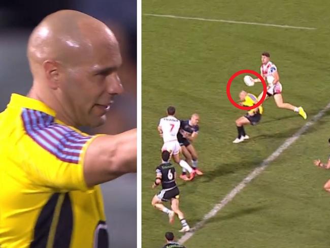 ‘Send himself off’: Ref bombs certain try