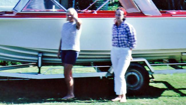 Friends: Shirley and Mima in Rockhampton, where they worked together. Picture: Supplied