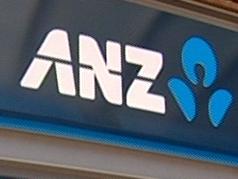 New brand identity emblem for ANZ Bank.