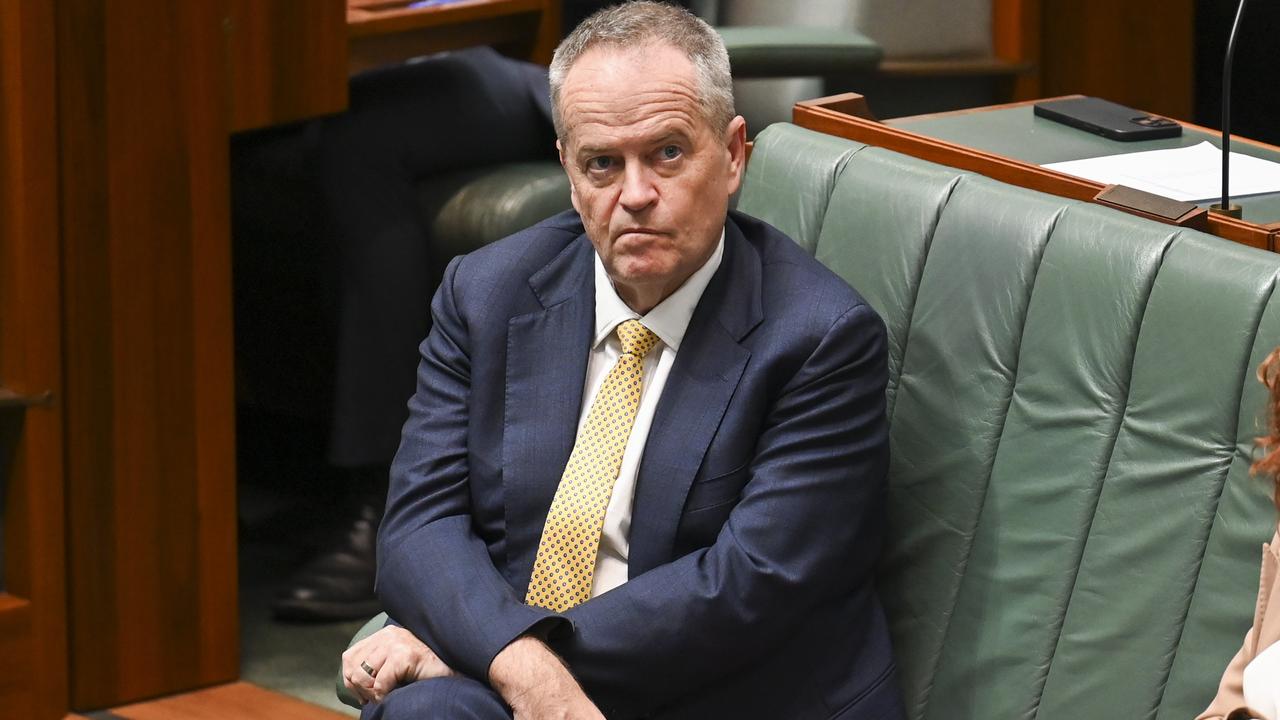 Government Services Minister Bill Shorten says his department hired the external speechwriter. Picture: NewsWire / Martin Ollman
