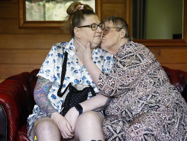 Mum Coralee understood her daughter’s need to escape from the constant pain. Picture: Sam Ruttyn