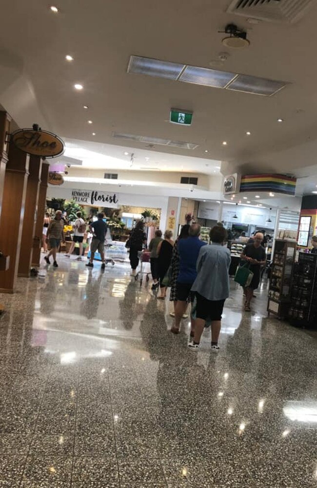 Panic buying begins at Kenmore: Source: Facebook