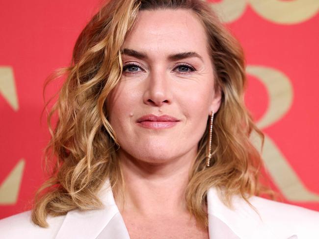 British actress Kate Winslet arrives for the premiere of HBO's "The Regime" at The Museum of Natural History on February 26, 2024, in New York City. (Photo by Charly TRIBALLEAU / AFP)