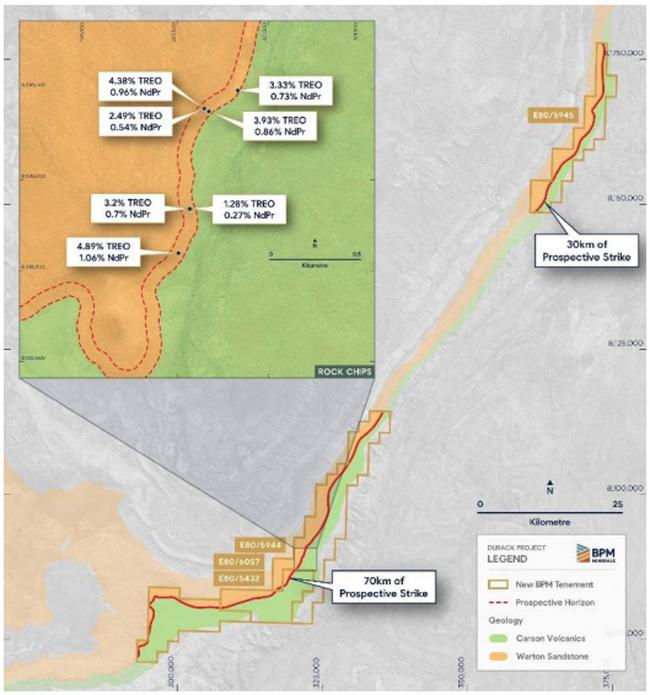 Pic: Durack REE project – Western Australia. Source: BPM.