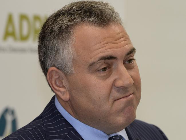 Joe Hockey has hit back at suggestions that the Budget is unfair. Picture: Craig Wilson