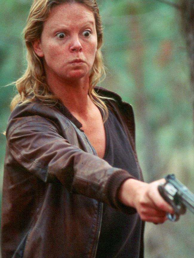 Theron in a scene from the film, Monster.