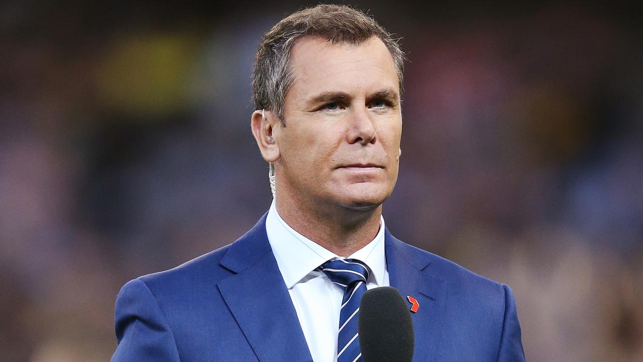 Television commentator Wayne Carey. Photo by Michael Dodge/Getty Images.